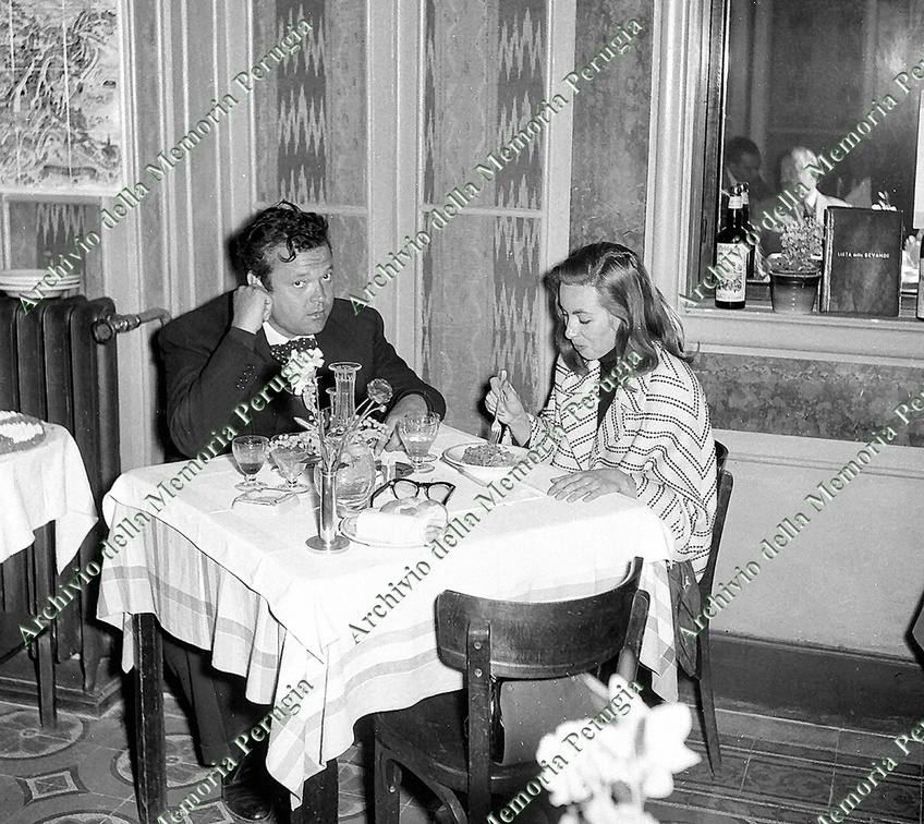 Orson Welles al ristorante Trasimeno