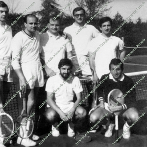 La squadra del Tennis Club Perugia partecipante alla Coppa Croce