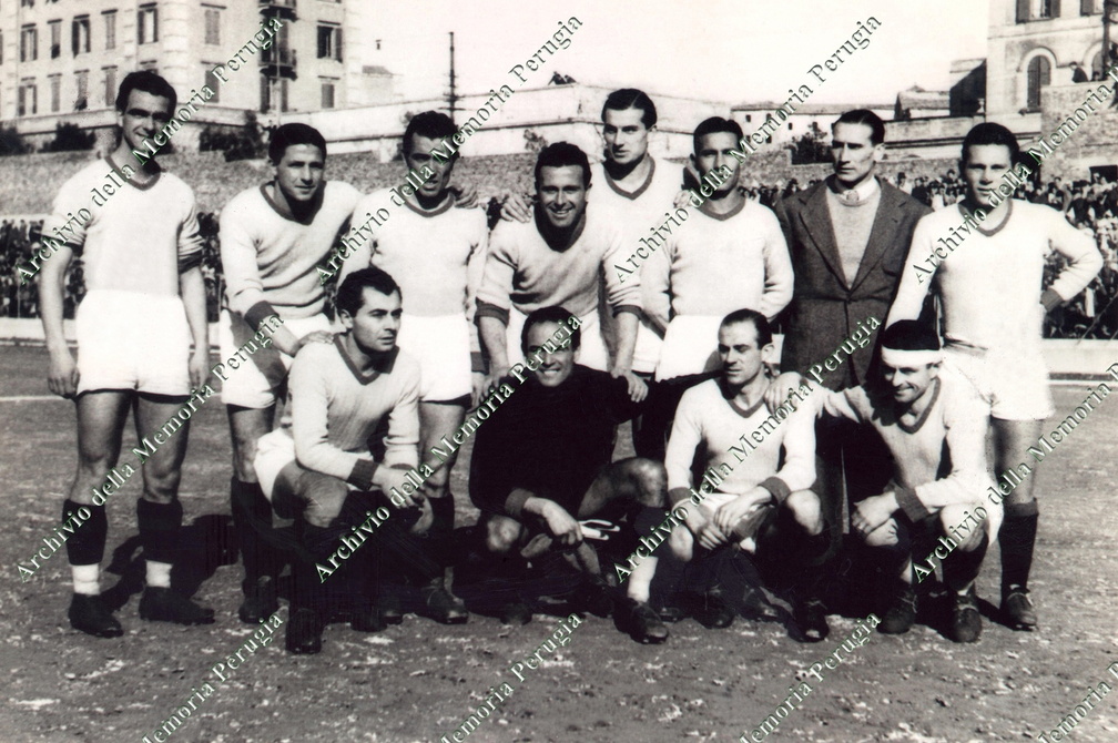 Un grande Perugia Calcio, vincitore del campionato di serie C 1945/1946