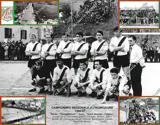 La partita di calcio Ponte Vecchio-Foligno