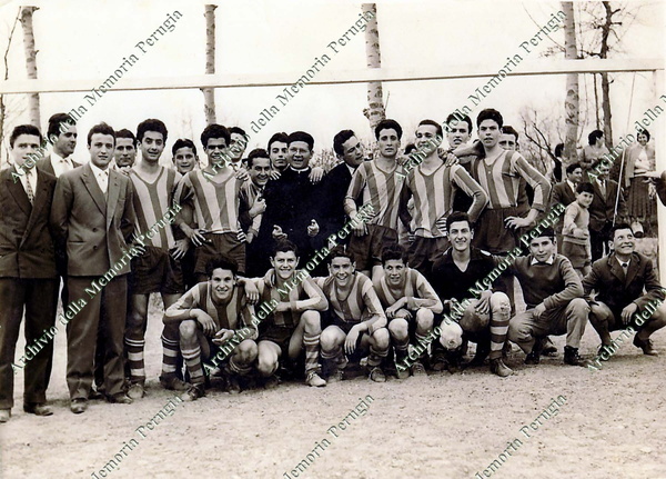 La squadra di calcio del Pretola, 1957/1958