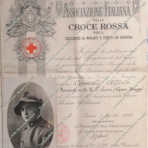 Il perugino Alfredo Caporali nominato Sorvegliante di prima classe della Croce Rossa Italiana