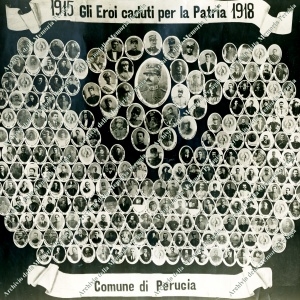 Gli eroi caduti per la Patria del comune di Perugia