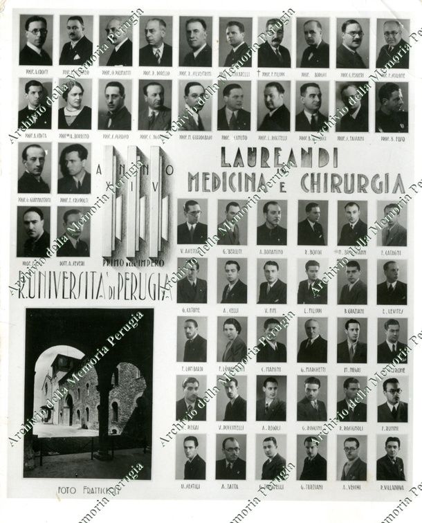  Laureandi Medicina e Chirurgia, anno accademico 1935/1936 