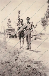 Partigiani in perlustrazione nella campagna perugina