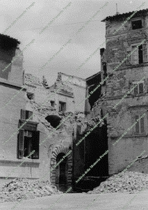 Bombardamento in piazza Biordo Michelotti 