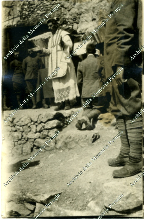 Messa al campo durante la Prima Guerra Mondiale
