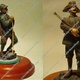 Figurini in legno: Alpino e Carabiniere della Prima Guerra Mondiale